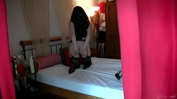 Gadis Arab Hot Paksa Tetangga Pengintai Jadi Budak Nafsu