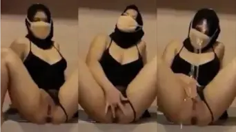 Tante Berhijab Muncrat Basah Meleleh Seperti Air Mancur