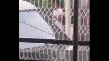 Tetangga Cewek Desi Langsing Ketahuan Lagi Main