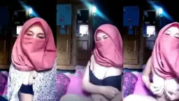 Jilbab Merah Muda Yang Menggoda Nafsu