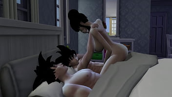 Madre Láctea Y Esposa Episodio 2: La Hermosa Chichi, Esposa Caliente, Es Embarrada Por Su Hijastro Junto Al Marido Cornudo, Mamasita Emperrada Por El Culo Como Una Perra En Un Ntr De Dragon Ball
