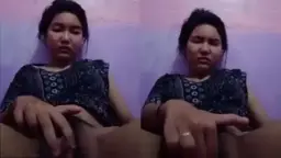 Naura Menggoda Diri Sendiri Di Kamar Kos Yang Sepi