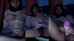 Ukhti Nina Asanti Berhijab Menggoda Dengan Colmek Yang Menggairahkan
