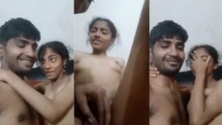 Gadis Tamil Menggoda Pacarnya Dengan Aksi Panas Pertama Kali Di Ranjang