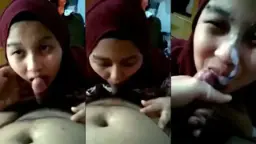 Sepong Crot Di Muka Cewe Jilbab, Makin Malu Makin Nikmat