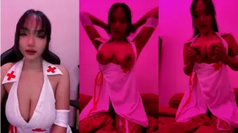 Sunflo Jadi Perawat Nakal, Siap Mainin Alat Suntik Di Balik Baju Putih.