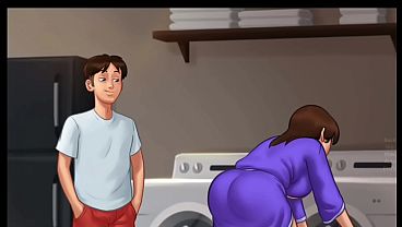 Malam Musim Panas Rahasia [v21.0.0] | Ibu Tiri Ngintipin Diam-diam (18+) | Novel Visual Dewasa Penuh Nafsu