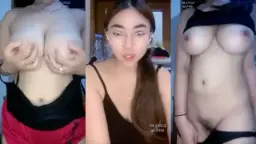 Cantik Pakai Kacamata Live Pamer Tetek Gede Bikin Ngaceng