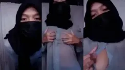 Ukhti Nina Colmek Hijab Basah Sampe Ngeces